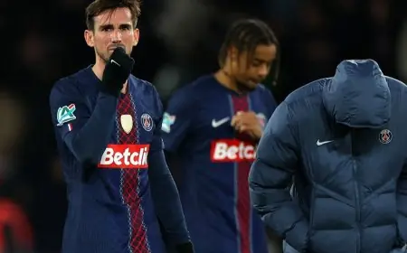 صدمة كبيرة في كأس فرنسا باريس سان جيرمان يتعرض لهزيمة مفاجئة أمام فريق أقل حجماً من العاصمة