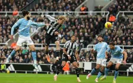 موعد مباراة مانشستر سيتي ضد نيوكاسل يونايتد في كأس الرابطة الإنجليزية وتشكل التوقعات والقنوات الناقلة