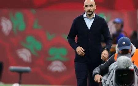 الركراكي يدعم التحكيم الإفريقي رغم حادثة دهس الزلزولي وضرب الصيباري