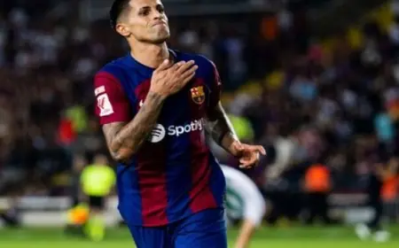 برشلونة يعلن رسمياً ضم كانسيلو بالإعارة حتى نهاية الموسم في صفقة مثيرة