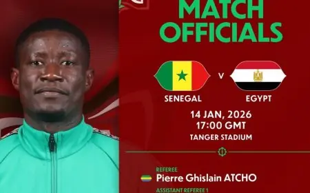 بيير أتشو حكم مباراة مصر والسنغال يثير غضب الأهلي تعرّف على تفاصيل مثيرة حوله