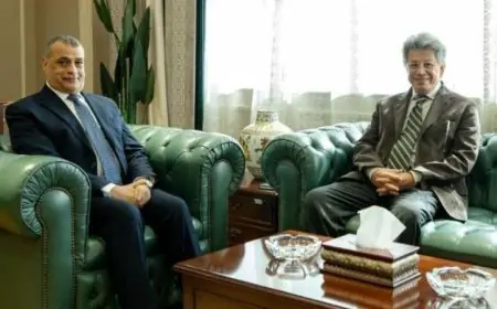 وزير الدولة للإنتاج الحربي يلتقي برئيس الشركة المتحدة للخدمات الإعلامية لتعزيز التعاون