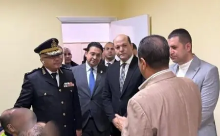 النيابة العامة تشرع في تفتيش مركز إصلاح وتأهيل جمصة 1 والتفاصيل الكاملة بالصور