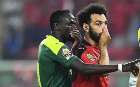 الرقصة النهائية بين صلاح وماني تتصدر عناوين الصحف الإيطالية