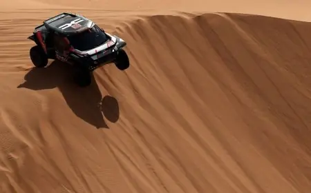 ناصر العطية يتصدر رالي داكار من جديد بعد مرحلة شاقة في المنافسة