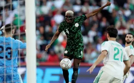 فيكتور أوسيمين يتألق كالنسر النيجيري في كأس أمم إفريقيا 2023