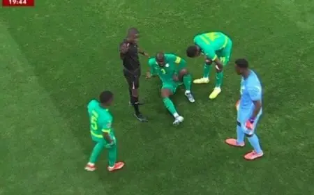 مصر تواجه السنغال في نصف النهائي بعد إصابة كوليبالي وتبديل اضطراري لأسود التيرانجا بالفيديو