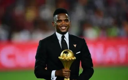 إيقاف إيتو لأربع مباريات وفرض غرامة مالية بعد أحداث مباراة الكاميرون ضد المغرب