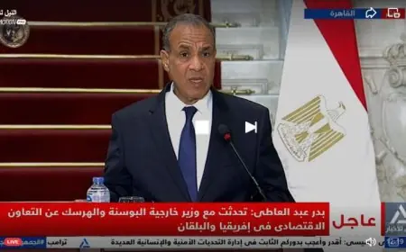 وزير الخارجية يؤكد اعتزاز مصر بعلاقاتها مع البوسنة وحرصها على تعزيزها لفتح آفاق جديدة