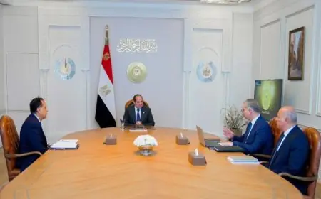 الرئيس السيسي يناقش ملفات وزارة البترول وخطة تحول مصر إلى مركز إقليمي للطاقة