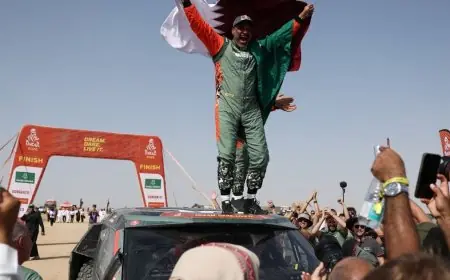 ناصر العطية يحصد لقب رالي داكار للمرة السادسة ويحقق إنجازاً تاريخياً للقطر