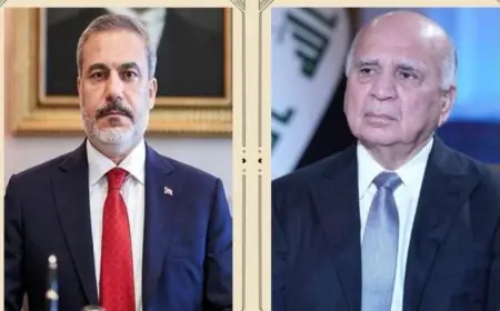 وزيرا خارجية العراق وتركيا يناقشان تعزيز العلاقات الثنائية وطرق تطويرها