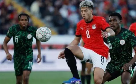 مصر تفقد برونزية كأس أمم إفريقيا أمام نيجيريا بركلات الترجيح