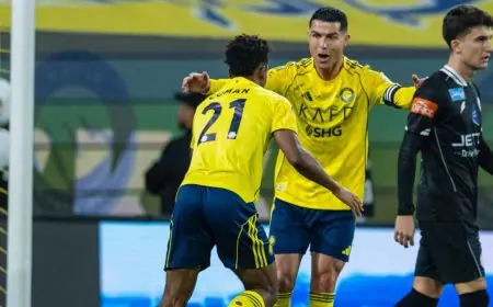 النصر يستعيد انتصاراته بفوز مثير على الشباب في دوري روشن