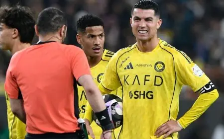 كريستيانو رونالدو يقدم أداء ضعيفاً في مباراة النصر ضد الشباب والبحث عن اللاعب الأفضل