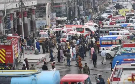 مصرع 25 شخصا وإصابة آخرين بسبب حريق مدوي في مركز تسوق بكراشي الباكستانية