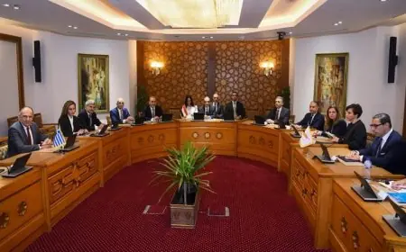 وزراء خارجية مصر واليونان وقبرص يعقدون مشاورات سياسية ضمن آلية التعاون الثلاثي