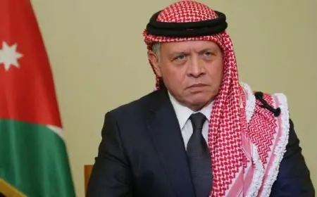 عاهل الأردن يشيد بجهود قطر ويؤكد على ضرورة تنفيذ اتفاق إنهاء حرب غزة