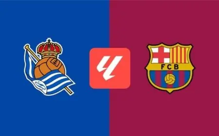 بث مباشر لمباراة برشلونة ضد ريال سوسيداد في الدوري الإسباني اليوم