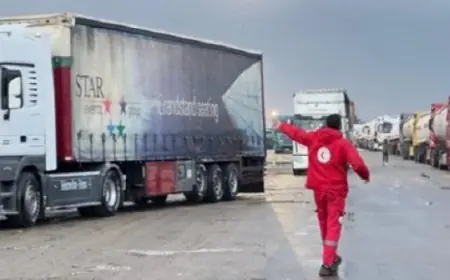 الهلال الأحمر يعلن عن قافلة زاد العزة 119 محملة بأطنان من المساعدات الإنسانية الشاملة