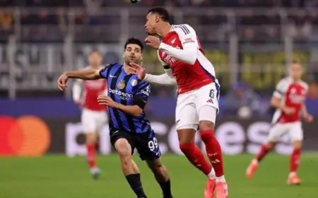 موعد مباراة إنتر ميلان وآرسنال في دوري أبطال أوروبا وكيفية متابعة اللقاء