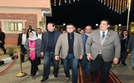 افتتاح محطة معالجة الناصرية الجديدة في دمياط بحضور وزير الإسكان والمحافظ