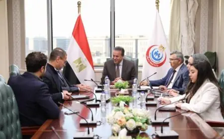 وزير الصحة يستعرض تقدم مشروع مدينة العاصمة الطبية مع شركة INCOME