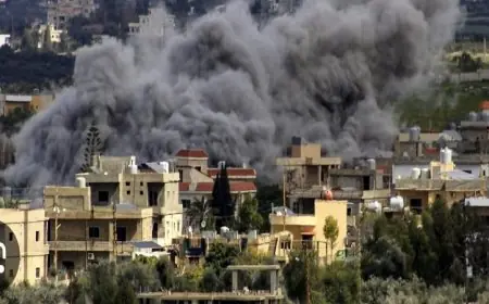 غارات جوية مكثفة من جيش الاحتلال الإسرائيلي تستهدف جنوب لبنان