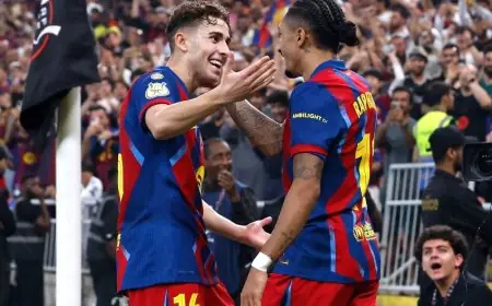 برشلونة يرحب بعودة رافينيا ويتعرض لضربة بخسارة فيران توريس أمام سلافيا براغ