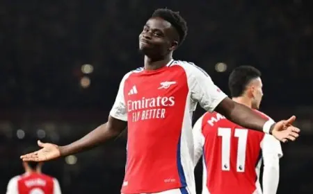 أرتيتا يكشف عن التشكيلة الرسمية لفريق أرسنال أمام إنتر ميلان في دوري أبطال أوروبا