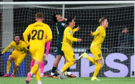 بودو جليمت يحقق فوزًا ساحقًا بثلاثية أمام مانشستر سيتي في دوري أبطال أوروبا