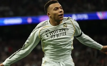 كيليان مبابي يسعى لتسجيل رقم تاريخي جديد يتجاوز إنجازات كريم بنزيما في ريال مدريد