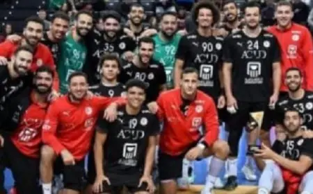 منتخب اليد يواجه أنجولا في بطولة أمم أفريقيا 2023 برواندا