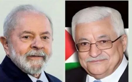 الرئيس الفلسطيني يجري اتصالًا هاتفيًا مع نظيره البرازيلي لبحث آخر مستجدات الأوضاع في المنطقة