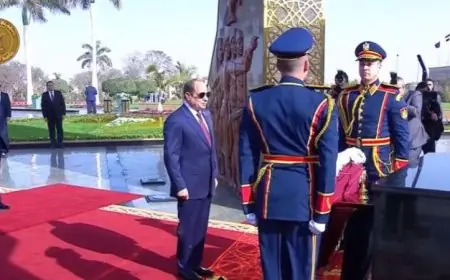 الرئيس عبد الفتاح السيسي يشارك في احتفالات عيد الشرطة الرابع والسبعين بمقر الحدث