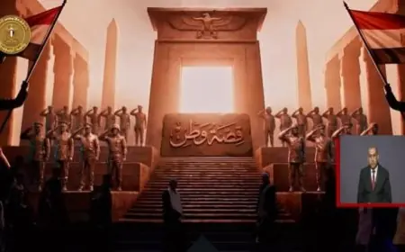 الرئيس السيسي يشارك في أوبريت “قصة وطن” احتفالاً بعيد الشرطة الرابع والسبعين