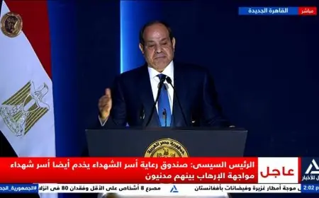 الرئيس السيسي يؤكد التزامه بتحسين مستوى المعيشة واستمرار تقدم الدولة