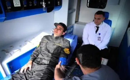 حملة تبرع بالدم ينظمها الأمن المركزي بمشاركة رجال الشرطة لتعزيز العمل الإنساني