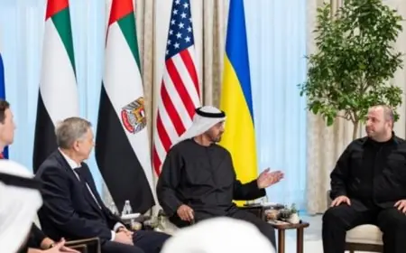 محادثات سلام ثلاثية في أبوظبي بين أوكرانيا وروسيا وأمريكا تدخل يومها الثاني بنجاح