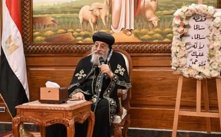 البابا تواضروس يعبّر عن شكره للرئيس السيسي لدعمه واهتمامه بصحته