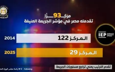 فيديو يوضح كيف تحولت مصر من أعلى معدلات الجريمة إلى أكثر الدول أمناً خلال 10 سنوات