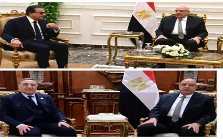 رئيس مجلس النواب يرحب بوزير الصحة ورئيس المحكمة الدستورية لتهنئته بمنصبه الجديد