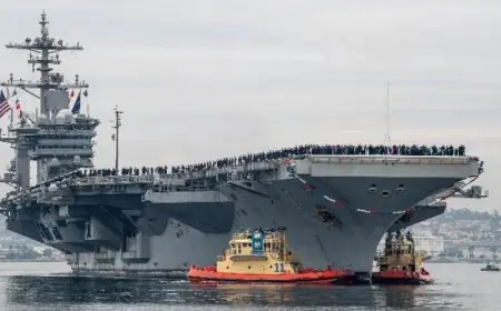 وصول حاملة الطائرات أبراهام لينكولن إلى الشرق الأوسط في ظل توترات متزايدة مع إيران