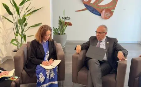 وزير الري يستعرض آفاق التعاون مع مبعوثة المياه الفنلندية