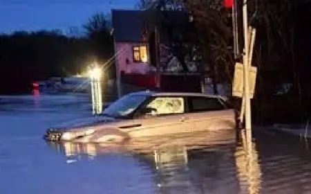 العاصفة تشاندرا تعطل السفر وتحدث فيضانات كارثية في المملكة المتحدة