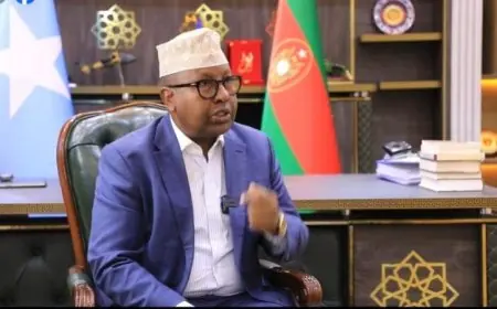 وزير الدفاع الصومالي يناقش تعزيز التعاون الدفاعي مع مسؤول عسكري أوروبي