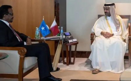 الصومال وقطر يستكشفان أفق تعزيز التعاون الثنائي من أجل التنمية المشتركة