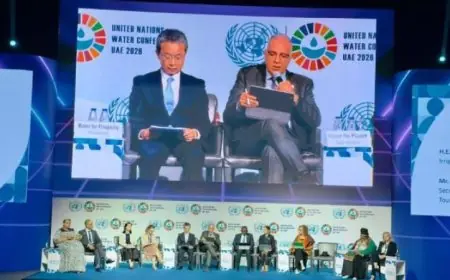 سويلم يبرز في الجلسة التشاركية لرؤساء مؤتمر الأمم المتحدة للمياه في السنغال