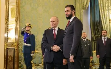 بوتين والشرع يبحثان تعزيز العلاقات بين روسيا وسوريا وآفاق التعاون المستقبلي