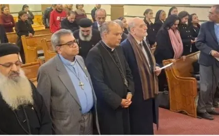 رئيس الطائفة الإنجيلية والأمين العام لكنائس الشرق الأوسط يناقشان سبل تعزيز الحوار الفعال